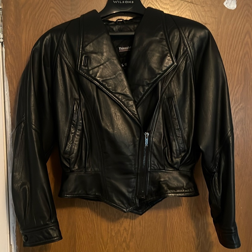 Wilson, leather coat size medium